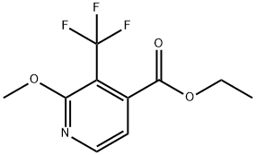 Ethyl 2-methoxy-3-(trifluoromethyl)isonicotinate 结构式