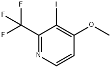 3-Iodo-4-methoxy-2-(trifluoromethyl)pyridine 结构式