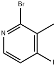 2-溴-4-碘-3-甲基吡啶 结构式