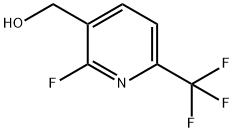 (2-氟-6-(三氟甲基)吡啶-3-基)甲醇 结构式