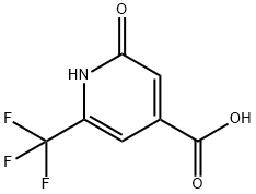 2-氧代-6-(三氟甲基)-1,2-二氢吡啶-4-羧酸 结构式