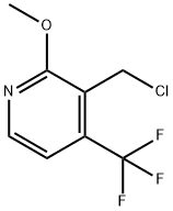 3-Chloromethyl-2-methoxy-4-(trifluoromethyl)pyridine 结构式