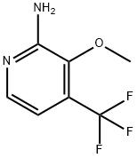 2-Amino-3-methoxy-4-(trifluoromethyl)pyridine 结构式