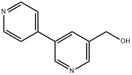 3,4'-联吡啶]-5-基甲醇 结构式