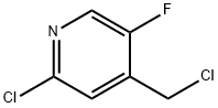 2-氯-4-(氯甲基)-5-氟吡啶 结构式