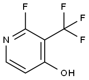 2-氟-3-(三氟甲基)吡啶-4-醇 结构式