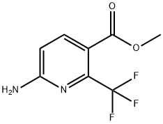 6-氨基-2-(三氟甲基)烟酸甲酯 结构式