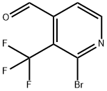 2-Bromo-3-(trifluoromethyl)isonicotinaldehyde 结构式