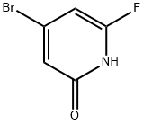 4-溴-6-氟-2(1H)-吡啶酮 结构式