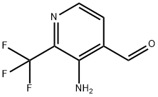 3-氨基-2-(三氟甲基)异烟醛 结构式