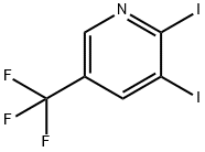 2,3-二碘-5-(三氟甲基)吡啶 结构式