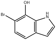 6-溴-1H-吲哚-7-醇 结构式