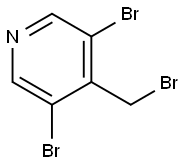 3,5-二溴-4-(溴甲基)吡啶 结构式
