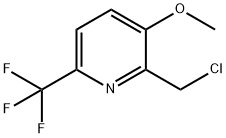 2-氯甲基-3-甲氧基-6-三氟甲基吡啶 结构式