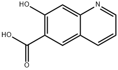 7-羟基喹啉-6-甲酸 结构式