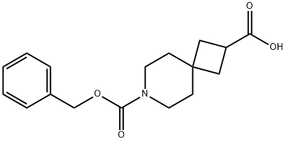 7-((benzyloxy)carbonyl)-7-azaspiro[3.5]nonane-2-carboxylic acid 结构式