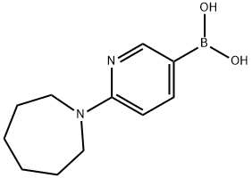 (6-(AZEPAN-1-基)吡啶-3-基)硼酸 结构式