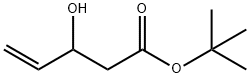 3-羟基-4-戊烯酸叔丁酯 结构式