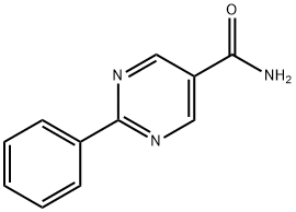 2-PHENYL-2-PYRIMIDINE-5-CARBOXYLIC ACID AMIDE 结构式