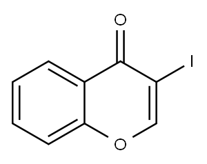 3-碘代色酮 结构式