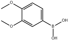 3,4-二甲氧基苯硼酸 结构式