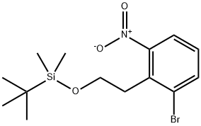 (2-broMo-6-nitrophenethoxy)(tert-butyl)diMethylsilane 结构式