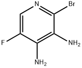 2-溴-3,4-二氨基-5-氟吡啶 结构式
