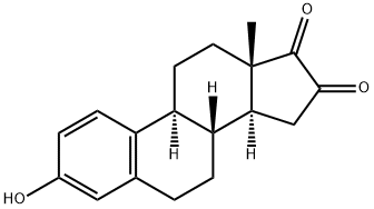 1,3,5(10)-ESTRATRIEN-3-OL-16,17-DIONE 结构式