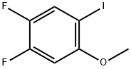 1,2-二氟-4-碘-5-甲氧基苯 结构式