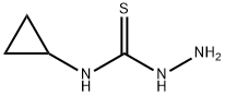 1-Cyclopropylhydrazinecarbothioamide 结构式
