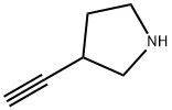 3-乙炔基吡咯烷 结构式
