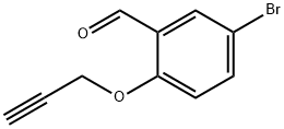 5-BROMO-2-(PROP-2-YNYLOXY)BENZALDEHYDE 结构式