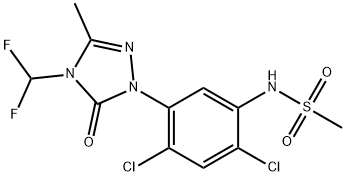 甲磺草胺 结构式