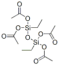 1,1,3,3-Disiloxanetetrol, 1,3-diethyl-, tetraacetate 结构式