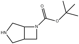6-BOC-3,6-DIAZABICYCLO[3.2.0]HEPTANE 结构式