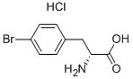 4-溴-D-苯丙氨酸盐酸盐 结构式