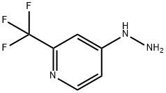 4-肼基-2-(三氟甲基)吡啶 结构式