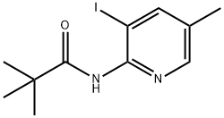 N-(3-Iodo-5-methylpyridin-2-yl)pivalamide 结构式
