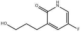 5-Fluoro-3-(3-hydroxypropyl)pyridin-2-ol 结构式