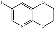 7-IODO-2,3-DIHYDRO-[1,4]DIOXINO[2,3-B]PYRIDINE 结构式