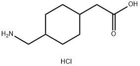 (反式)4-氨甲基环己基乙酸盐酸盐 结构式