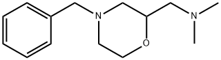 1-(4-苄基吗啉-2-基)-N,N-二甲基甲胺 结构式