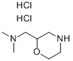 N,N-二甲基-2-吗啉甲胺盐酸盐 结构式