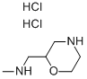 甲基 - 吗啉-2 - 基甲基胺二盐酸盐 结构式