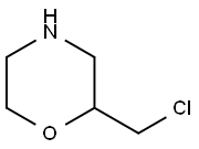 2-(氯甲基)吗啉 结构式