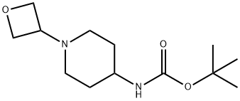 tert-Butyl 1-(oxetan-3-yl)piperidin-4-ylcarbamate 结构式