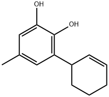 3-(cyclohex-2-enyl)-5-Methylbenzene-1,2-diol 结构式