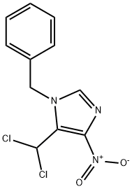 1-BENZYL-5-DICHLOROMETHYL-4-NITROIMIDAZOLE 结构式