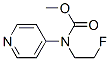 Carbamic acid, (2-fluoroethyl)-4-pyridinyl-, methyl ester (9CI) 结构式