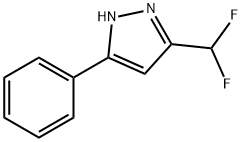 3-DIFLUOROMETHYL-5-PHENYLPYRAZOLE 结构式